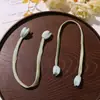 Flor de Tecido Tulipa Bud Simulação Doce Flor de Tecido DIY Decoração de Bolo Estética Corda de Amarração Ornamento Roupas Acessórios de Cabelo Acessórios