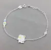 Pulseira de prata de lei S925 nova gota de cola fofa desenho animado pulseira feminina live mais vendida exportação direta da fábrica