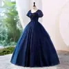 Vestido de Noche Negro para Exámenes de Canto, Atuendo de Alta Gama de Satín para Anfitrión de Ceremonia de Cumpleaños, Atuendo para Presentación de Piano en Reunión Anual