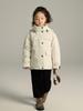 [Gran Venta] 2023 Nueva Chaqueta Corta de Plumón para Niños Estilo Cargo Plumón de Ganso Blanco Chaqueta de Plumón Impermeable