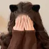 Presilha de cabelo tipo laço estilo coreano para mulheres, mini presilha de garra elegante, presilha de cabelo de princesa fofa, presilha para franja lateral, acessório de cabelo