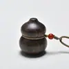 Peça de Mão Esculpida em Cabaça de Sândalo Verde Argentino, Pingente de Madeira Maciça de Sândalo Roxo para Alívio do Estresse com Cordão, Atacado do Fabricante