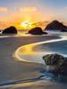 Pintura de diamante 5D paisaje costero diamante completo DIY concha de playa punto de cruz diamante redondo estrella de mar pintura decorativa 30*40cm