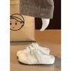 Pantuflas Cerradas de Suela Gruesa con Velcro para Mujer, Nuevo Diseño Versátil para Verano 2026, Slip-On, Tacones Altos Estilo Birkenstock