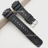 Adecuado para correa de repuesto de reloj electrónico para niños material PU negro correa de reloj deportivo de silicona una variedad de multitaalla
