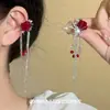 Presilhas de Orelha de Fada Borboleta Super Feéricas com uma Vibe Descolada, Flores em Forma de Cobra, Strass Bordados com Estrelas e Tassel Doce