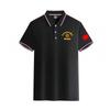 Camiseta tipo polo de manga corta para la Reunión de Veteranos del 1 de agosto Camiseta de algodón puro Camiseta conmemorativa para veteranos con bordado y estampado