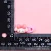 Venda quente clipe de papel Sanrio de desenho animado acessórios de resina gel de creme clipe de cabelo feito à mão adesivo para copo de água de geladeira chaveiro atacado