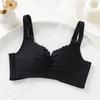 Látex Medio Grueso Algodón Push-up Ropa Interior No Magnética Mujer Pecho Pequeño MM Sin Aros Paramamario Sujetador Superior Sexy