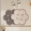Alfombra de Baño Nube Estilo Alemán, Alfombra Fuerte Absorbente de Tierra de Diatomeas, Alfombra de Inodoro de Secado Rápido, Alfombrilla Suave para Entrada de Baño