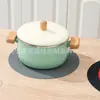 Tapete Aislante de Silicona de 24 cm con Rosca para Microondas y Horno, Resistente a Altas Temperaturas, Silicona de Grado Alimenticio, Tapete para Cocina de Inducción