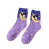Calcetines de media caña de dibujos animados para mujer pareja combinan con todo dibujos animados japoneses de las Cuatro Estaciones Hello kitten celebridad de internet coolomi calcetines