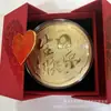 Adornos de Regalo de Monedas de Oro, Princesa, Que Prosperes, Día de San Valentín, Feliz Cumpleaños, Regalos Festivos al por Mayor, Hecho a Medida