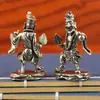 Estatueta de Latão do Buda Vivo Jigong Decoração de Mesa Artesanato Pequeno Ornamento Jigong Peça Decorativa Criativa para Casa