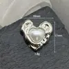 Acessórios de liga de pérola quadrada irregular estilo coreano brincos de temperamento doce e cool acessórios de cabelo capa de celular joias de alta qualidade