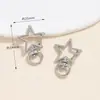Cierre de langosta giratorio de estrella de cinco puntas, accesorio de colgante hecho a mano para bricolaje, charm para llavero, cierre colgante para muñeca, accesorio de ferretería, disponible en varios colores