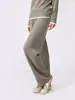 Pantalones Deportivos Sueltos de Otoño e Invierno Pantalones Casuales Pantalones Rectos de Lana Regular Respiración Profunda Lana Casual para Mujer Mbh121
