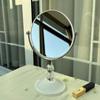 Espejo de maquillaje de escritorio, estilo simple, para dormitorio de estudiantes de alto nivel, mesa de maquillaje de doble cara, espejo de tocador para mujeres
