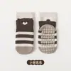Calcetines Gruesos Cálidos de Felpa para Bebé para el Piso, Nuevos Calcetines Antideslizantes para Niños de Otoño e Invierno con Forro Polar, Calcetines Antideslizantes para Interiores con Puntos de Goma