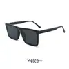 Gafas de Sol con Montura Grande, Gafas de Sol Cuadradas, Gafas de Sol Estilo Gm para Hombres y Mujeres, Montura Negra Polarizada Uv400, Anti-Uv