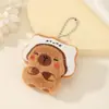 Nuevo Lindo Capibara Cobaya Peluche Juguete Llavero Colgante de Bolsa Accesorios para Ropa