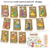KZ031 Amazon crianças Cartão amor desenho animado dinossauro Adesivo DIY decoração festa doce presente Saco de papel Kraft