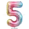Globos Digitales Versión Americana de 32 pulgadas Globos de Película de Aluminio Oro Plata Decoración para Fiesta de Cumpleaños Boda Día de Año Nuevo Venta al por Mayor
