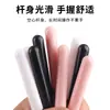 Cepillo Limpiador Nasal de Plástico con Mango Hueco, Cepillo Mousse para Eliminación de Acné y Puntos Negros, Cepillo Limpiador, Brocha de Maquillaje con Tubo de Aluminio Color Oro Rosa