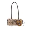 Bolsa Pequeña Cuadrada Fresca de Mano Estilo Coreano al por Mayor para Mujer 2026 Otoño Nuevo Bolso de Hombro Único con Lunares y Lazo Bolso de Axila de Moda
