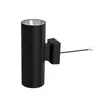 Lámpara de Pared Redonda LED para Exteriores Simple Creativa Impermeable para Patio Pasillo Doble Cabezal Emisor de Luz Lámpara de Pared