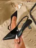 Novedades de Primavera: Zapatos de Tacón Alto Bajos de Moda y Sencillos para Mujer, Punta Fina, Correa Única, Sandalias de Tacón de Aguja, Suministro Transfronterizo Primavera y Otoño
