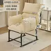 Cadeira de sofá poltrona reclinável cadeira dobrável novo estilo dormitório escritório cadeira três em um para sentar reclinar dormir encosto cadeira confortável para longos períodos sentado