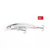 Cebo señuelo Mino 6.5cm/5G Señuelo de Pesca de Hundimiento para Lubina, Agua Dulce y Salada Cebo Señuelo Minnow