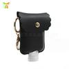 Bolsa de cintura 60ml PU porta-álcool em gel com frasco porta-líquido de limpeza para mãos sem enxágue
