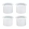Ins Simples Escandinavo Redondo Padrão Geométrico Pote de Armazenamento Molde de Silicone DIY Aromaterapia Gesso Vela Copo Cola Moagem
