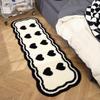 Alfombra para Dormitorio Estilo Crema Alfombra para Dormitorio Junto a la Cama Alfombra Larga Delante de la Cama Alfombra Flocada Alfombra para Dormitorio Principal Ventana Mirador Alfombra para Sofá Mesa de Centro