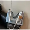 Bolsa Transfronteriza de Gran Capacidad para Mujer, Versátil Otoño e Invierno 2026 Nuevo Bolso Cruzado Casual al Hombro, Bolso Tote Texturizado para el Trabajo
