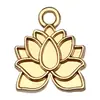 El Más Vendido de Amazon KC Aleación de Oro Flor de Girasol Flor de Rosa Colgante Colgante Pulsera DIY Collar Accesorios de Joyería