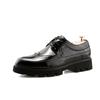 Formal Británico con Cordones Primavera y Otoño Brogue Zapatos de Cuero para Hombre Retro Casual Zapatos de Cuero