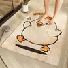Alfombrilla de Suelo con Ventosa para Baño Estilo Dibujos Animados, Alfombrilla Antideslizante Especial para Baño de Niños, Alfombrilla Grande con Ventosa para Zona de Ducha, Alfombrilla de Suelo para Inodoro