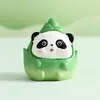 Panda Lele Boneca Mini Fofa Enfeites Artesanato em Resina Boneca Decorações para Console de Escritório e Carro