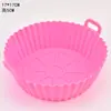 Molde para Hornear de Silicona de Grado Alimenticio Freidora de Aire Doméstica Molde para Hornear de Silicona de Grado Alimenticio Molde Plegable para Hornear de Silicona