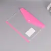 [Exclusivo Transfronteiriço] Bolsa para Documentos Estéreo A4 com 11 Furos Bolsa Transparente Fosca para Provas de Estudante Bolsa de Armazenamento Amazon
