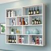 Estante de Vino Creativo Estante de Almacenamiento Pared Sala de Estar Colgante Gabinete Pared Dormitorio Estantería Librería Colgante de Pared Gabinete de Rejillas