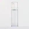 En Stock 50ml 80ml 100ml 125ml 150ml Transparente como Plástico Botella de Vacío con Presión Botella para Loción Botella Recargable