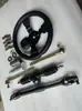 Piezas para Go-Kart de Motocicleta Eléctrica de Cuatro Ruedas DIY 32-42cm Cremallera de Dirección Volante Barra de Dirección Rótula