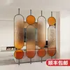 Ferro-Oito Estilo Leve de Luxo Gradiente Longo Tela de Vidro Arco-Íris Divisória Sala de Estar Escritório Moderno Simples Entrada Entrada Restaurante