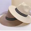 Sombrero de paja casual de ala ancha transpirable para exteriores, sombrero de pesca con protección solar para personas de mediana edad y mayores en verano, sombrero de paja de trabajo para trabajadores migrantes