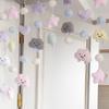 Cortina de Puerta de Nube para Niña Dormitorio Partición Infantil Habitación Infantil Decoración de Habitación Linda Cortina Colgante Entrada de Casa Baño