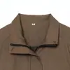 Comercio Exterior Transfronterizo Otoño Manga Larga Cuello Alto Elástico Dobladillo Recto Chaqueta Abrigo Cintura Media Pantalones Largos Casuales Conjunto